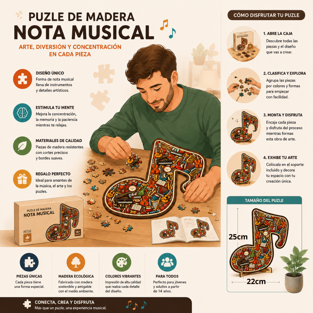 Puzle de madera.
