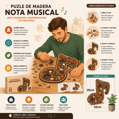 Puzle de madera.